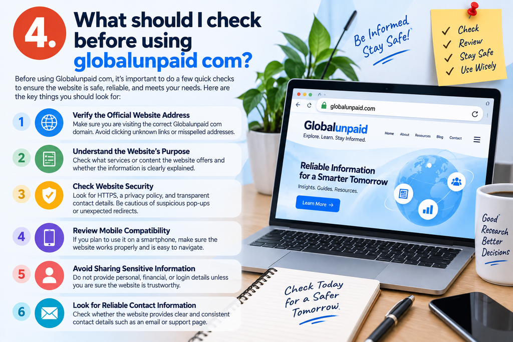 What Should I Check Before Using Globalunpaid Com?